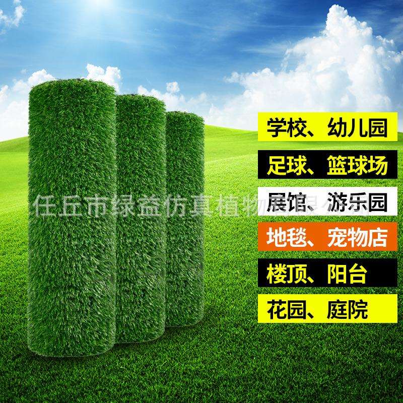 整卷工程围挡假草皮人造仿真草坪地毯幼儿园户外假草坪垫子
