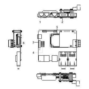 三旺 MAS6105-3T2F-1CI-1DI(RS-485) 矿用交换机 3onedata