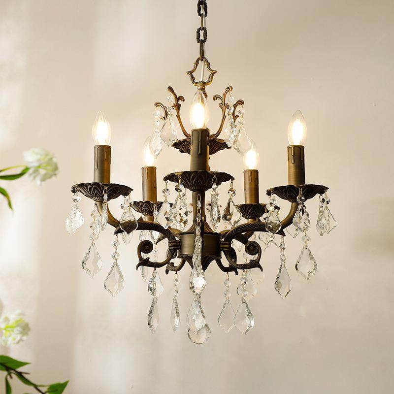 2025美式轻奢客厅吊灯蜡烛水晶房间灯主卧室灯复古餐厅灯具,鲜花速递/花卉仿真/绿植园艺,割草机/草坪机,淘宝优惠券,粉丝福利购,淘宝优惠卷