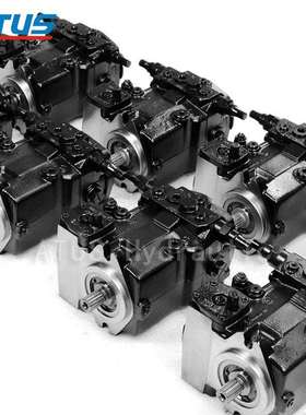 液压泵A10VG树桩移除机行走液压系统变量柱塞泵45cc 排量 行走双