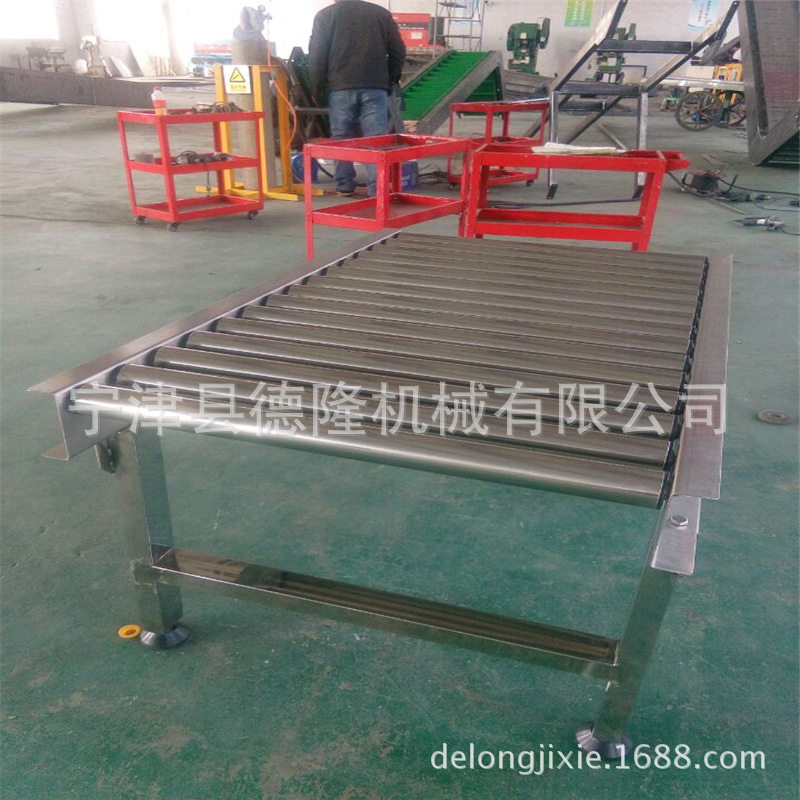 辊子输送机无动力滚筒生产线无动力滚筒流水线