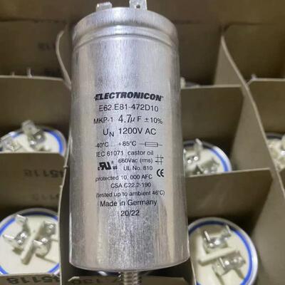 原装 E62.F10-102B20 2700vac 1uf 4000vdc electronicon电容