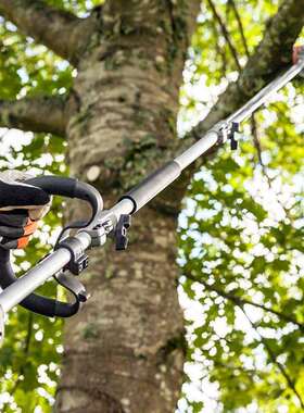 富世华husqvarna525PT5S汽油加长高枝油锯修剪机高空树枝伐木锯