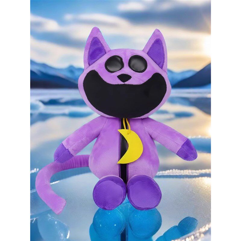 瞌睡猫玩偶波比的游戏时间微笑动物毛绒玩具公仔娃娃抱枕生日礼物图片