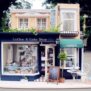 成品diy小屋大型咖啡屋疯抢手工拼装生日房子别墅欧游第5站新款
