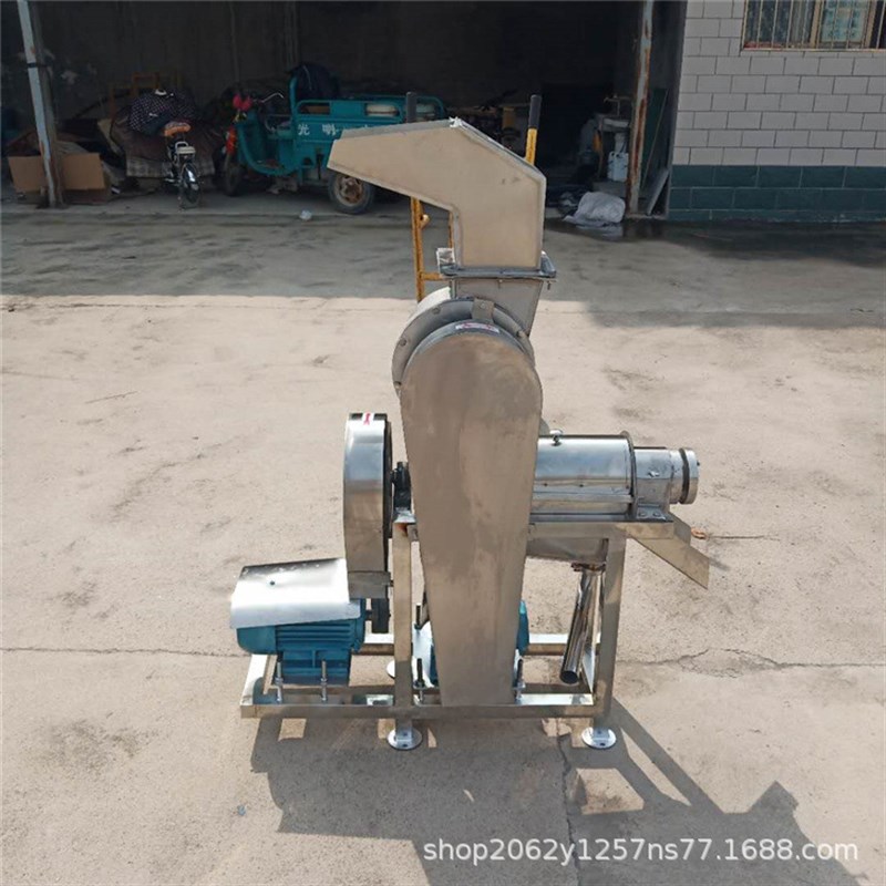大型杨桃木瓜破碎榨汁机 冬瓜胡萝卜打汁机 大型工业榨汁机