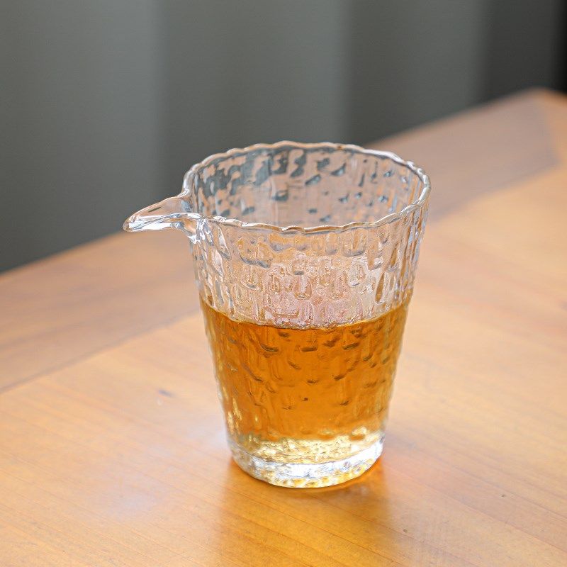 日式玻璃冰露公道杯茶海简约家用功夫茶具分茶器透明单个锤纹加厚,餐饮具,公道杯,淘宝优惠券,粉丝福利购,淘宝优惠卷