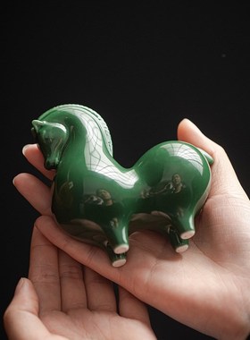 西安文创小唐马摆件可爱生肖精品茶桌装饰品博物馆礼物纪念品礼品