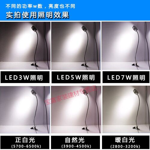 新品Led机床工作灯铣床数控车床机床磁吸式带磁铁机台灯24v220v强