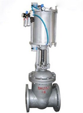 Z641H气动法兰闸阀1