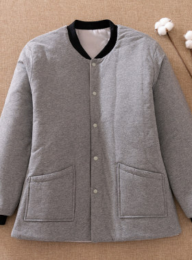 男士纯棉花内胆棉袄 爸爸装内穿贴身小棉衣 中老年人加厚棉服冬季