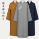 僧服棉麻长褂春夏四季 长衫 男女出家僧人比丘和尚大褂僧衣僧袍透气