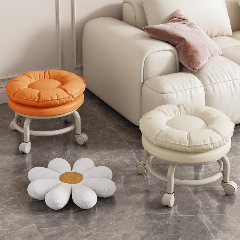 万向轮小凳子家用滑轮矮凳带娃神器儿童带轮板凳懒人圆凳靠背椅子,住宅家具,万向轮凳,淘宝优惠券,粉丝福利购,淘宝优惠卷