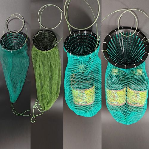 潜水鱼护网兜赶海装鱼倒须防跑鱼网袋鱼获袋螃蟹夜潜装螺收纳袋