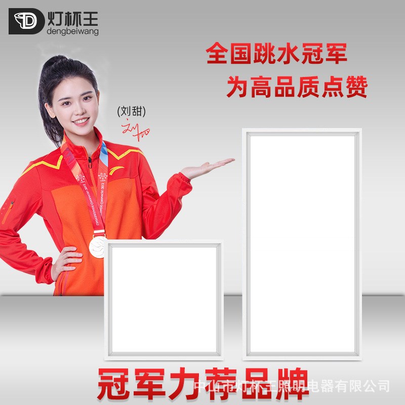 集成吊顶400x400x800x800led平板灯石膏矿棉板面板灯嵌入式工程灯