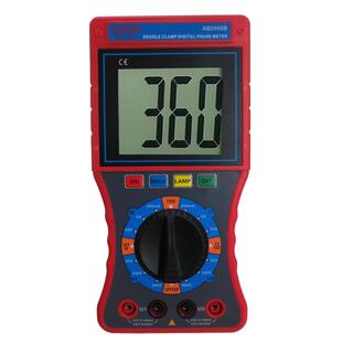 AB2000B双钳数字相位伏安表 相位电压漏电流频率相序测试