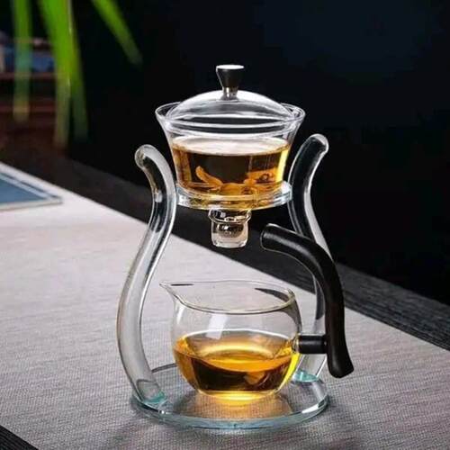 高硼硅玻璃自动泡茶器懒人泡茶器磁吸茶壶套装家用泡茶器茶具套装