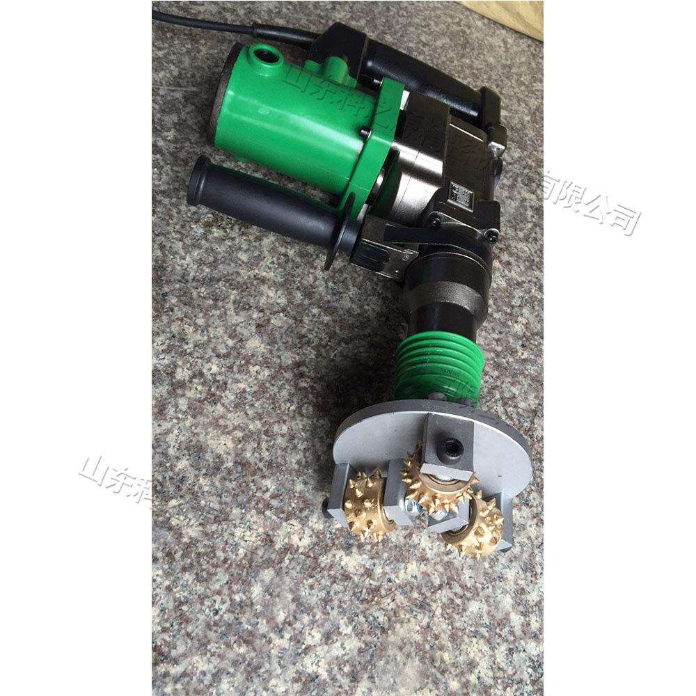 手持式电动地面凿毛机 冲击式三头墙壁拉毛机 混凝土地面打磨机