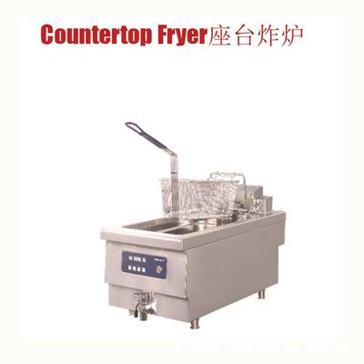 单槽台上式炸炉NTT10E西式炸炉COUNTERTOP FRYER座台双槽式炸炉