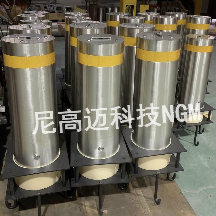 可移动拆卸式防冲撞柱 商业广场地锁栏杆 成品不锈钢可拆卸车挡桩