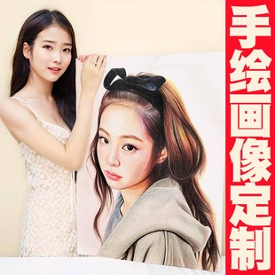 素描画像定制真人照o片转手绘彩铅画代画肖像画人物画头像画漫画