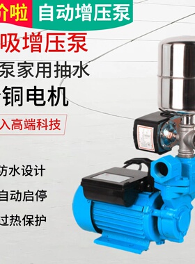 单相自吸泵220v水井离心功率全自动吸水泵高压水泵小型Z抽水机家