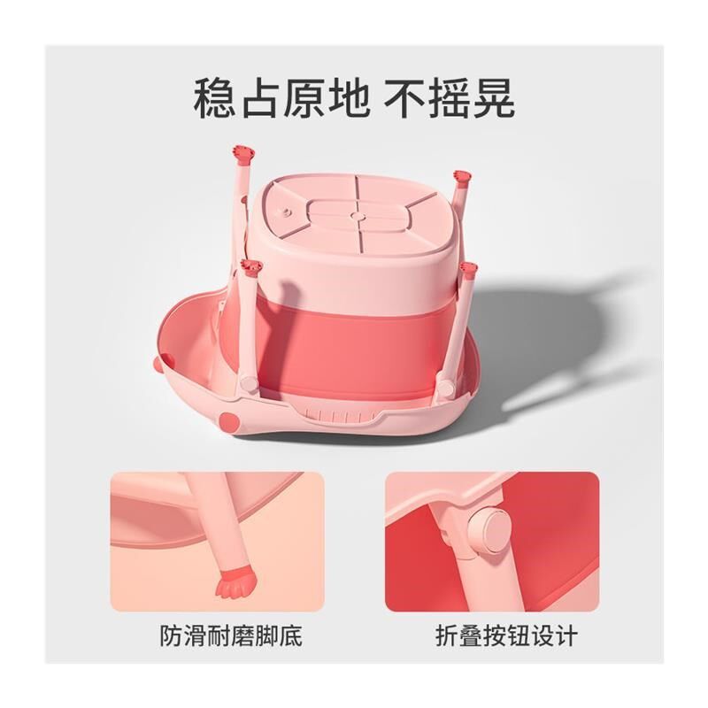 新疆西藏包e邮儿童浴桶大号婴儿折叠浴盆宝宝洗澡盆加厚可坐洗澡