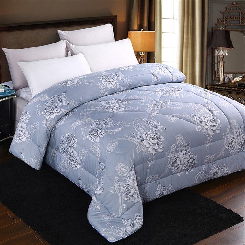 加厚被子冬被长丝被春秋被太空调被丝棉被芯保暖冬天双人10斤冬季