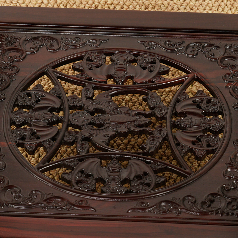 红木花架实木花几花架仿古中式黑酸枝木盆景花瓶架客厅落地置物架