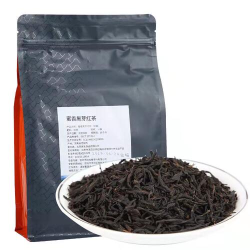 蜜香黑芽红茶黑芽红茶奶盖s茶纯茶奶茶水果茶奶茶店红茶500g包包