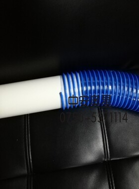 蓝色透明管塑料管PVC塑筋管波纹管吸风管吸尘管除尘管吸尘器软管