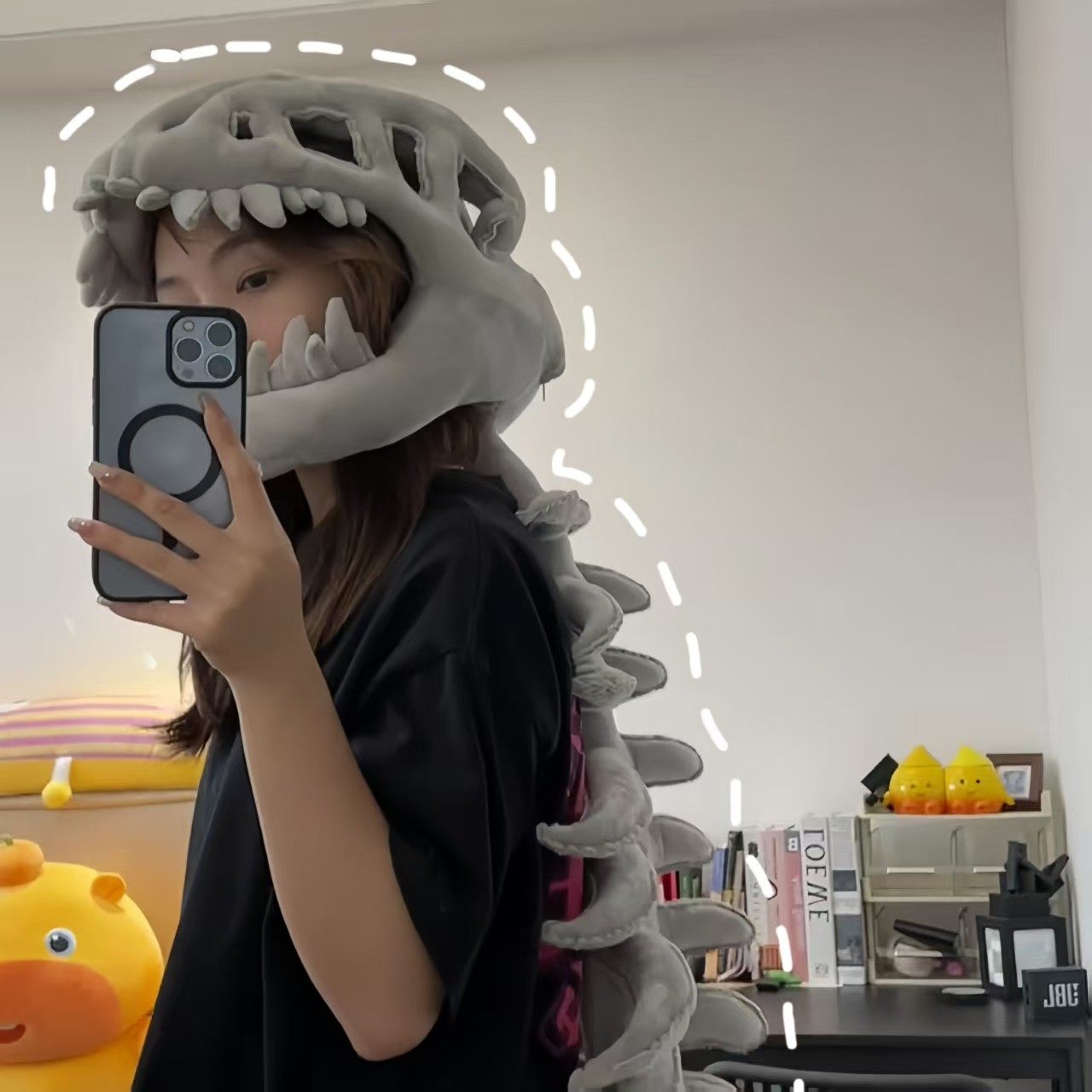 俞兆林恐龙骨架头套外骨骼网红玩偶毛绒帽子装扮男女生生日礼物,玩具/童车/益智/积木/模型,毛绒/玩偶/公仔/布艺类玩具,淘宝优惠券,粉丝福利购,淘宝优惠卷