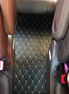 适用广汽传祺M6PRO第三排脚垫包围皮革脚垫汽车内U饰改装饰垫地垫