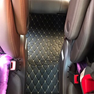 适用广汽传祺M6PRO第三排脚垫包围皮革脚垫汽车内U饰改装饰垫地垫