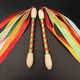 七彩大鼓棒专用实木鼓棒 成人 龙鼓战鼓 威风锣鼓 鼓锤鼓槌