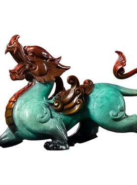 全铜貔貅摆件一对办公室书房玄关皮休开业礼品皮丘工艺品装饰