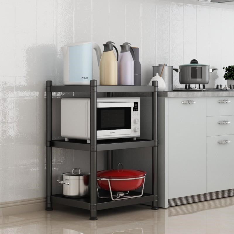 厨房多功能置物架落地多层微波炉架烤箱架电饭锅架货架家用收纳架