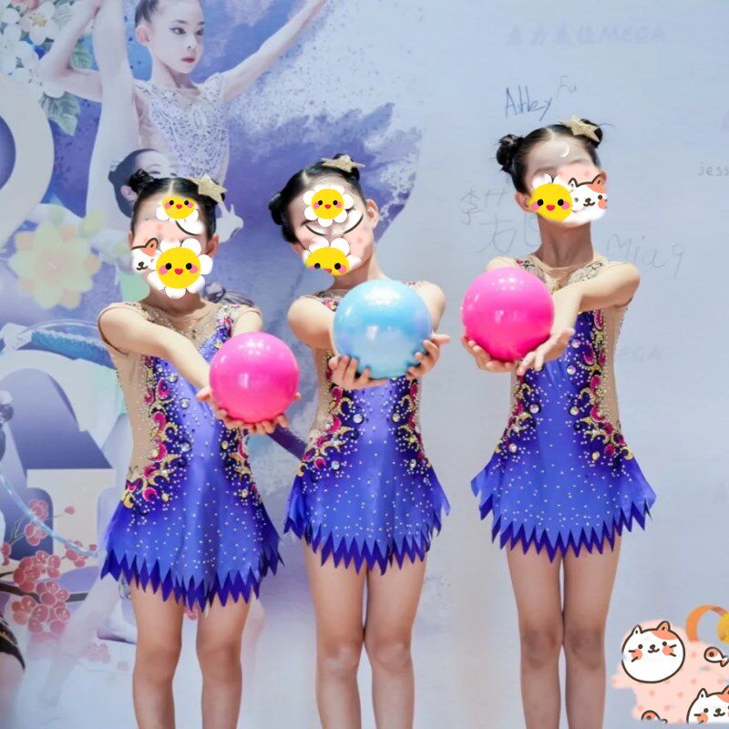 青少年艺术体操服儿童基本体操比赛服儿童快N乐幼儿体操练功服新