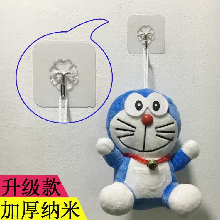 贴承重粘胶挂钩勾免挂钩打孔白灰水泥墙墙壁粉墙承重粘钩贴勾