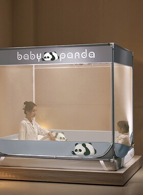 蚊帐家用2024新款卧室免安装135x190回全底防摔2米x2米2大床蚊帐