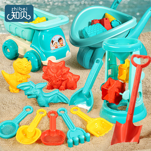儿童沙滩玩具玩沙子套装戏水挖土挖沙铲子桶沙Q漏宝宝海边室内沙