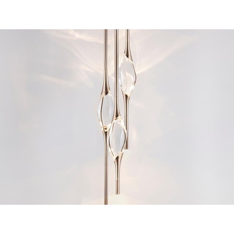 后现代轻奢简约床头水晶吊灯设计师吧台餐厅卧室创意个性样板房灯