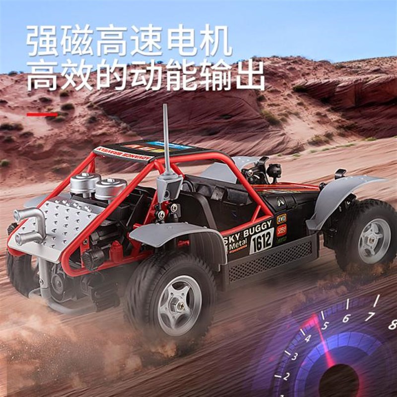 松果林1:16全比例rc遥控车越野车BSG1612突击车四驱电动易控模型
