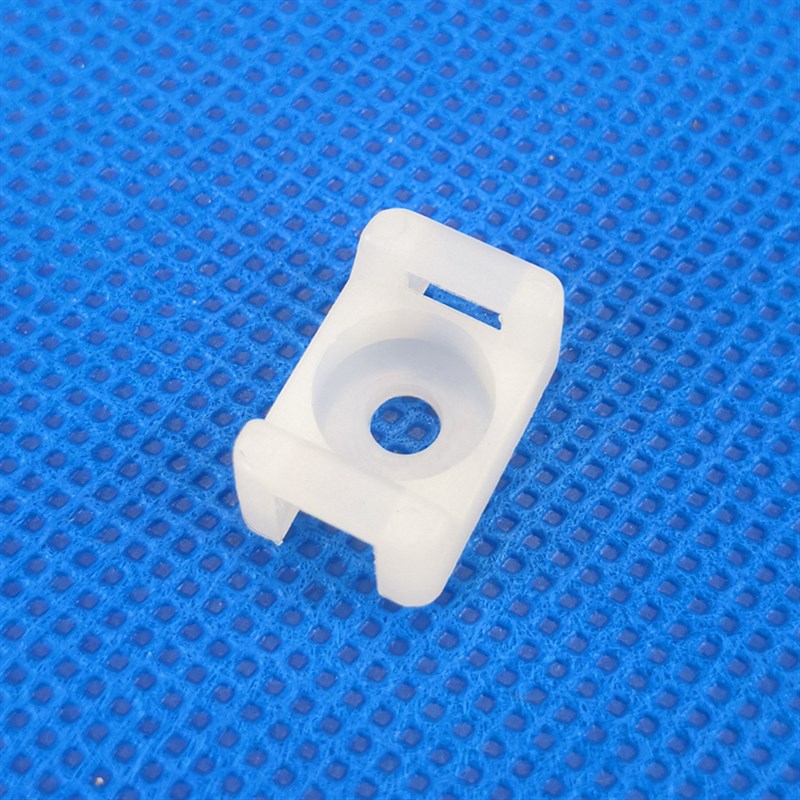 HC-2S扎带固定座 STM-2S定位片螺丝 束线带固定座500只/包5 白