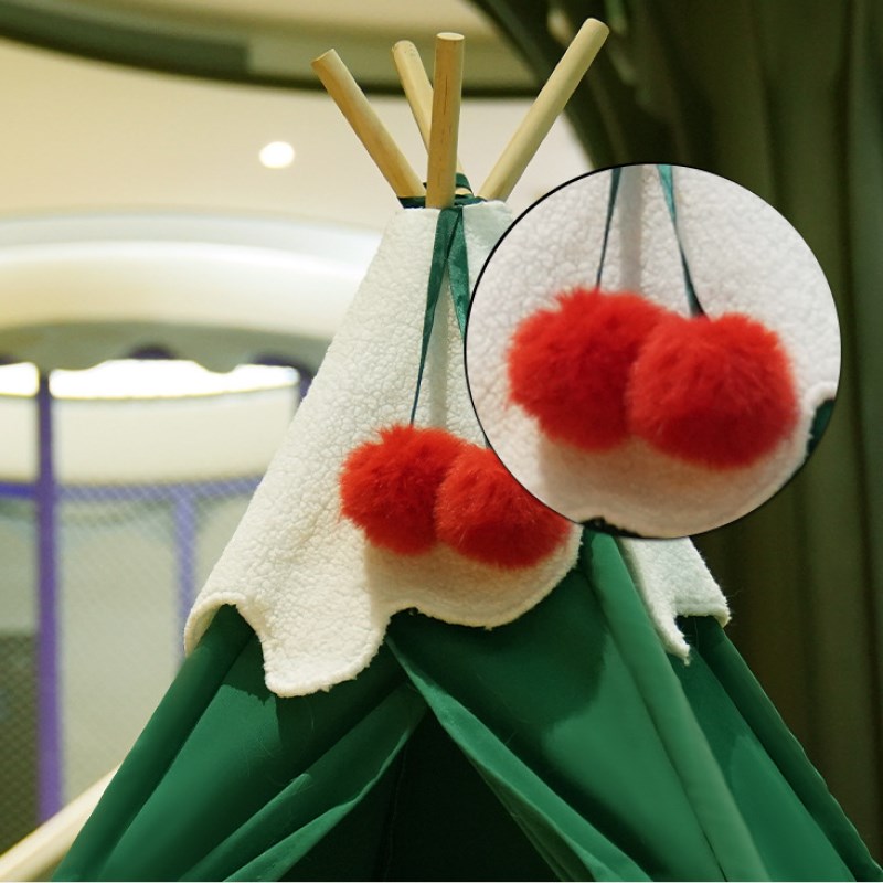 圣诞猫窝猫帐篷猫咪冬天保暖圣诞树山姆可拆洗diy蒙古包安全感狗