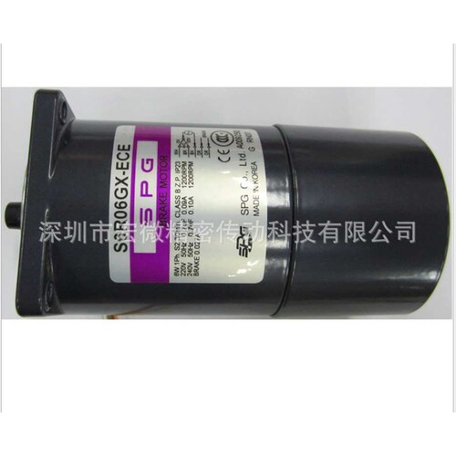 韩国SPG刹车电机 S6R06GX-ECE 6w刹车电机制动电机S6R06GB-ECE