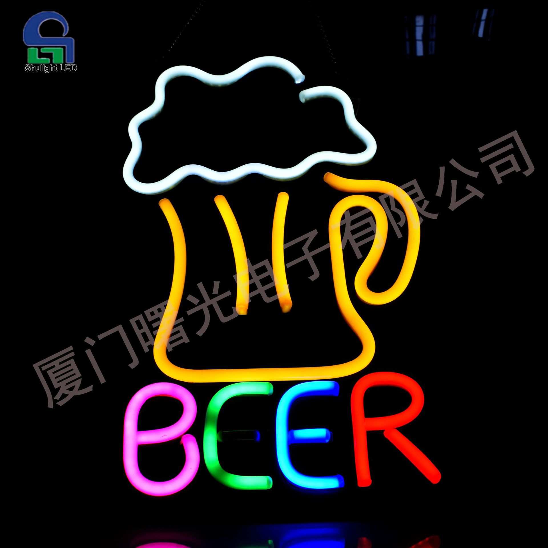 SLP-BEER/NEON LED霓虹灯广告牌发光字厂家直销定制图片