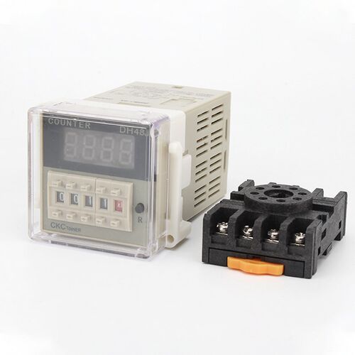 智能数显计数器DH48J-8-8A-11A停电记忆红外线计数器继电器冲床