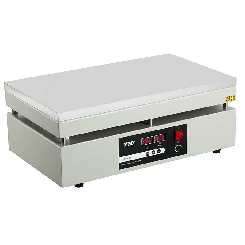 SF-809数显恒温铝基板加热平台手机拆屏预热加热台拆焊台