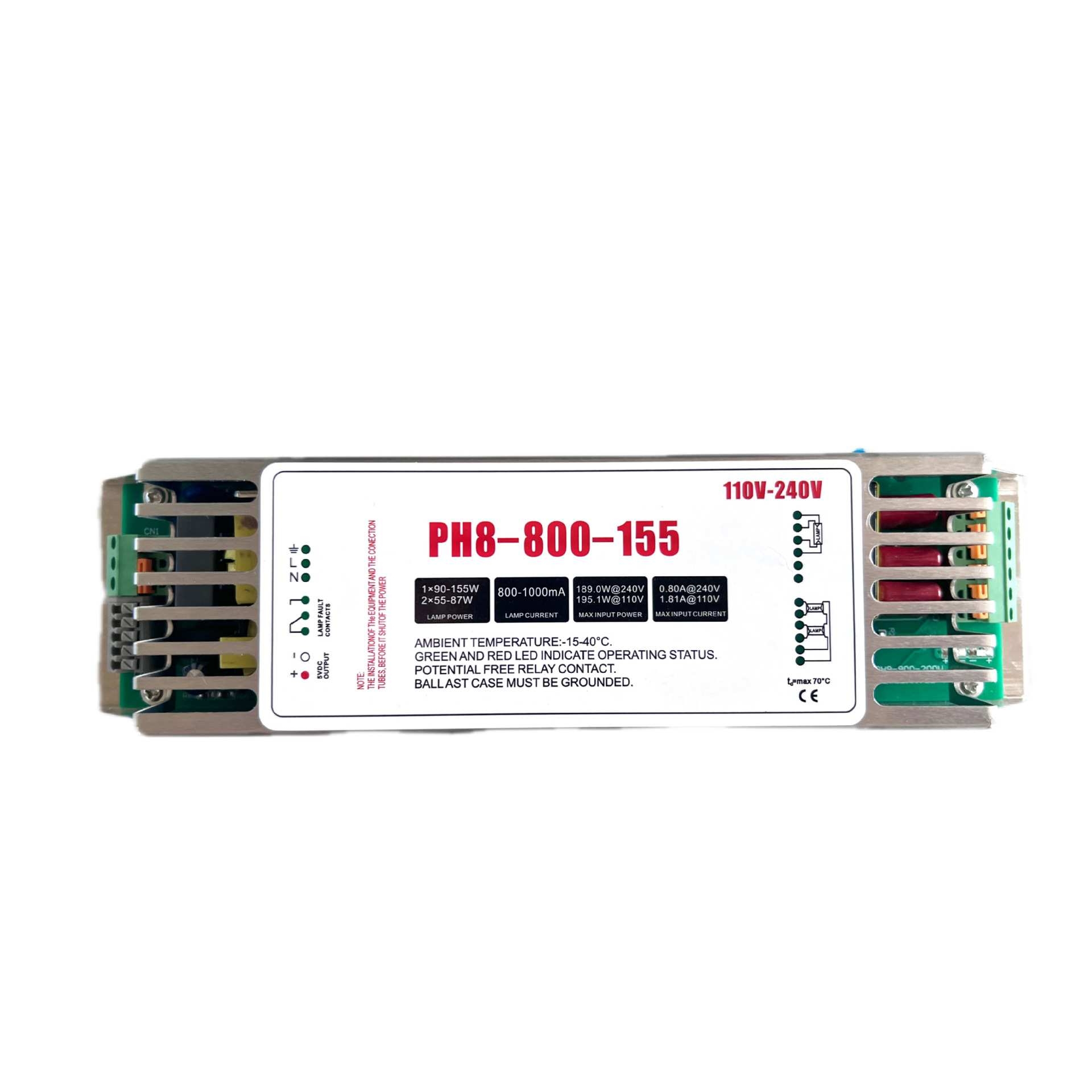 厂家直销PH8-800-155W紫外线镇流器 155W 200W废气处理 污水处理